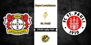 Nhận định Bayer Leverkusen vs St. Pauli 21h30 ngày 14/2